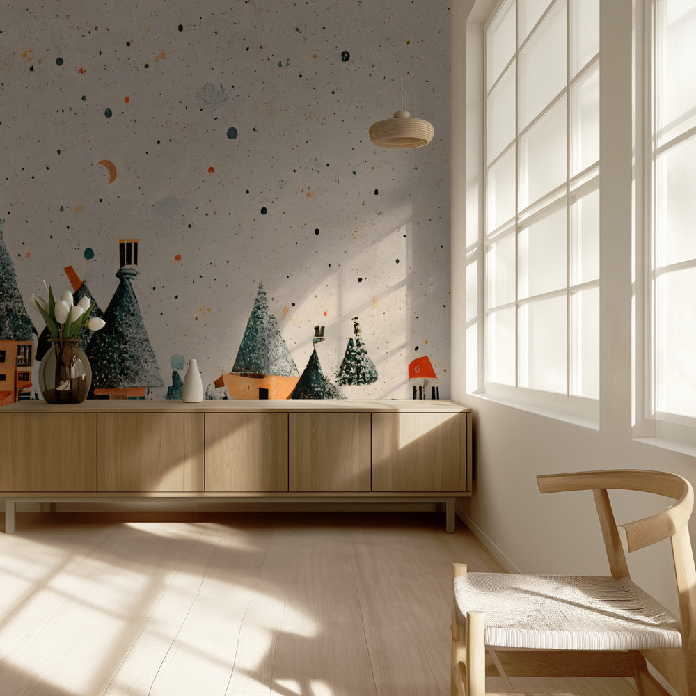 â€œWhimsical Villageâ€ | Wallpaper