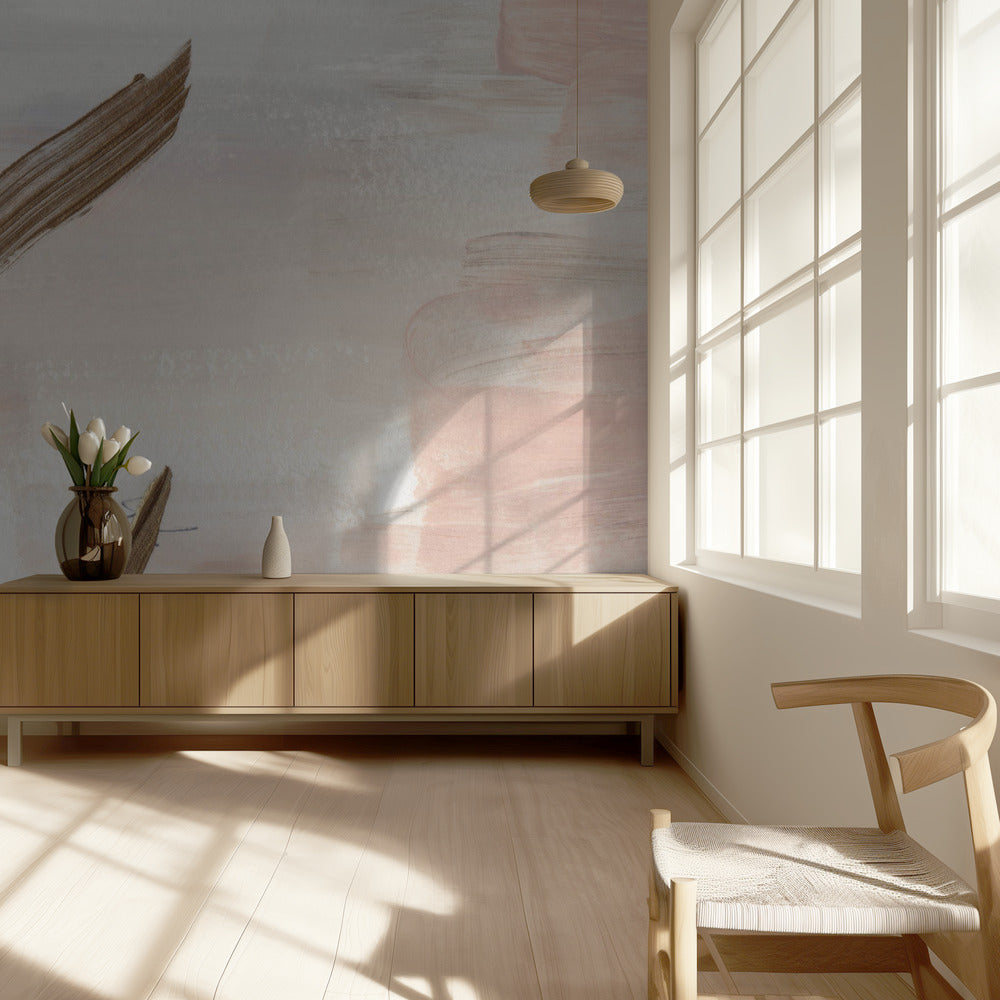 Gentle Brushstrokes in Earthy Tones | Wallpaper