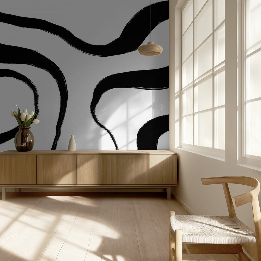 Flowing Zebra-Like Stripes | Wallpaper