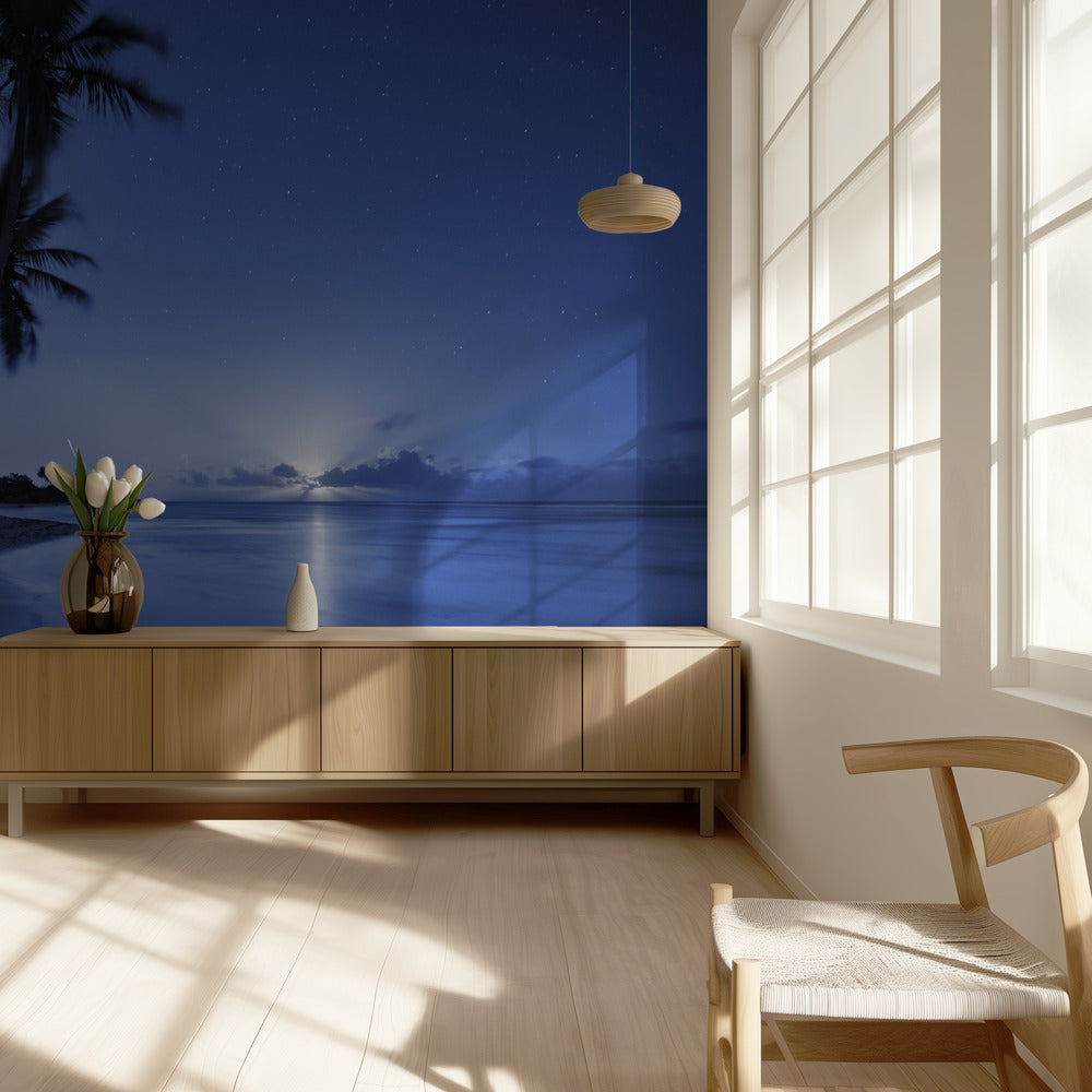 Tropical Moonrise | Wallpaper