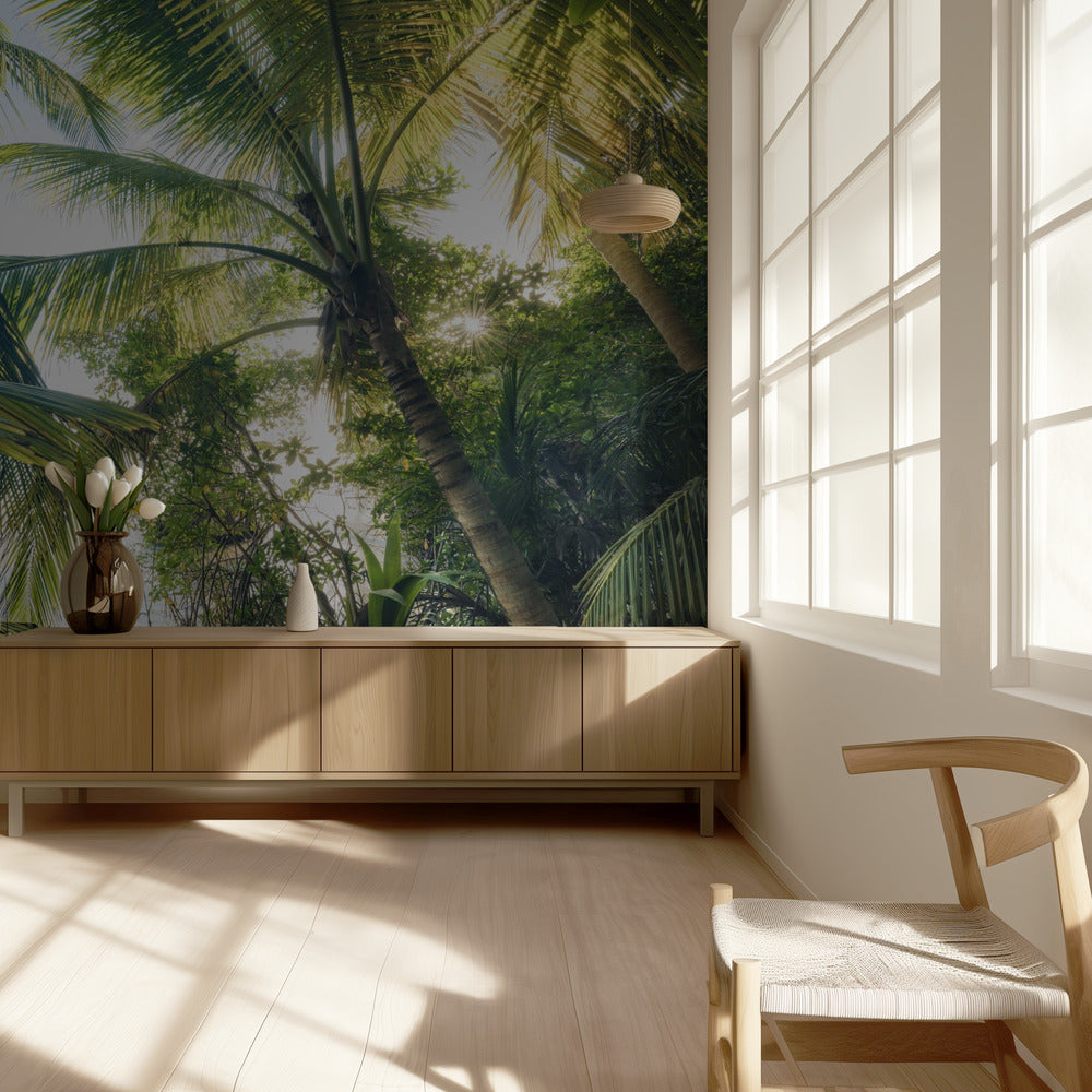 Hide under Palms | Wallpaper