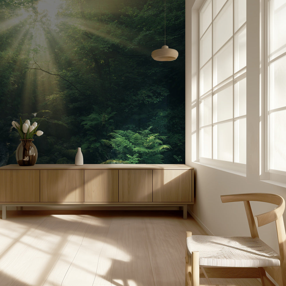 Green Rays | Wallpaper