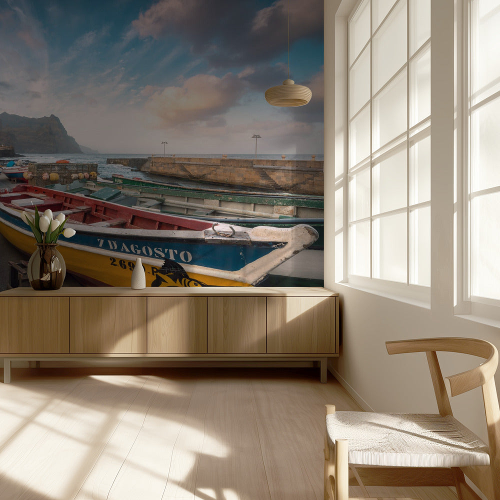 Colored Boats | Wallpaper