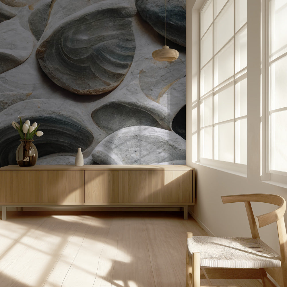 Stone Petal Harmony | Wallpaper