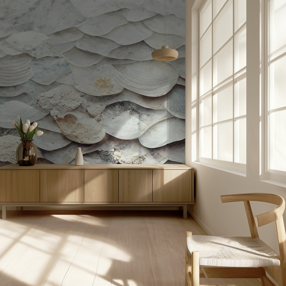 Shell Harmony Wall | Wallpaper