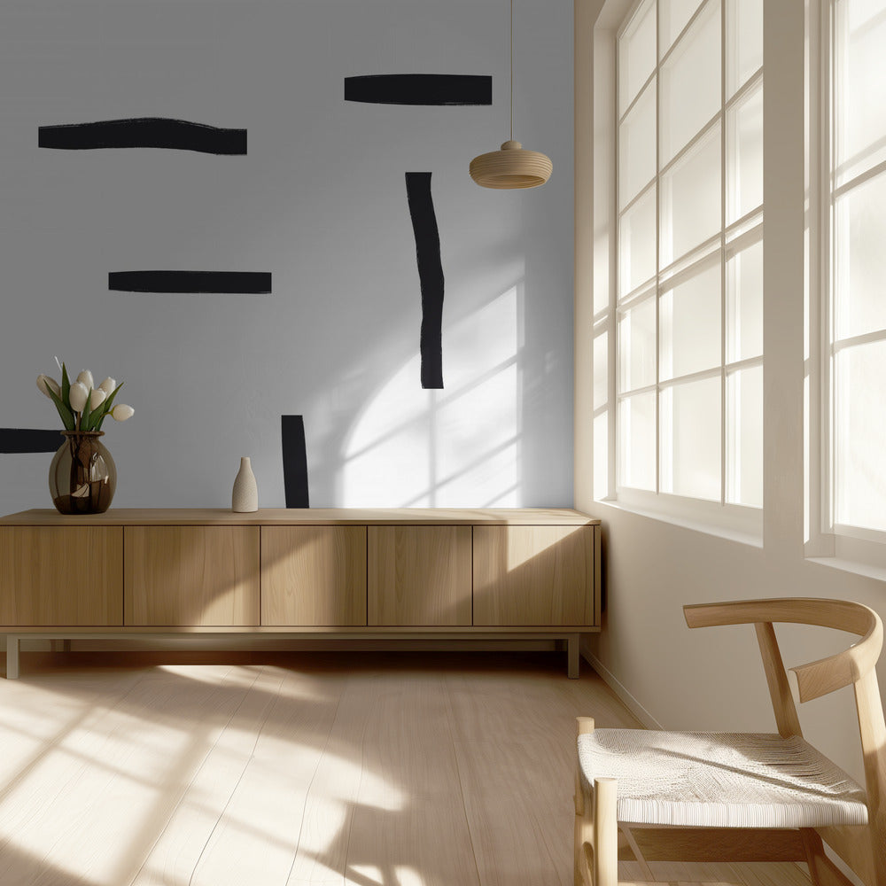 Black Lines On A White Background | Wallpaper