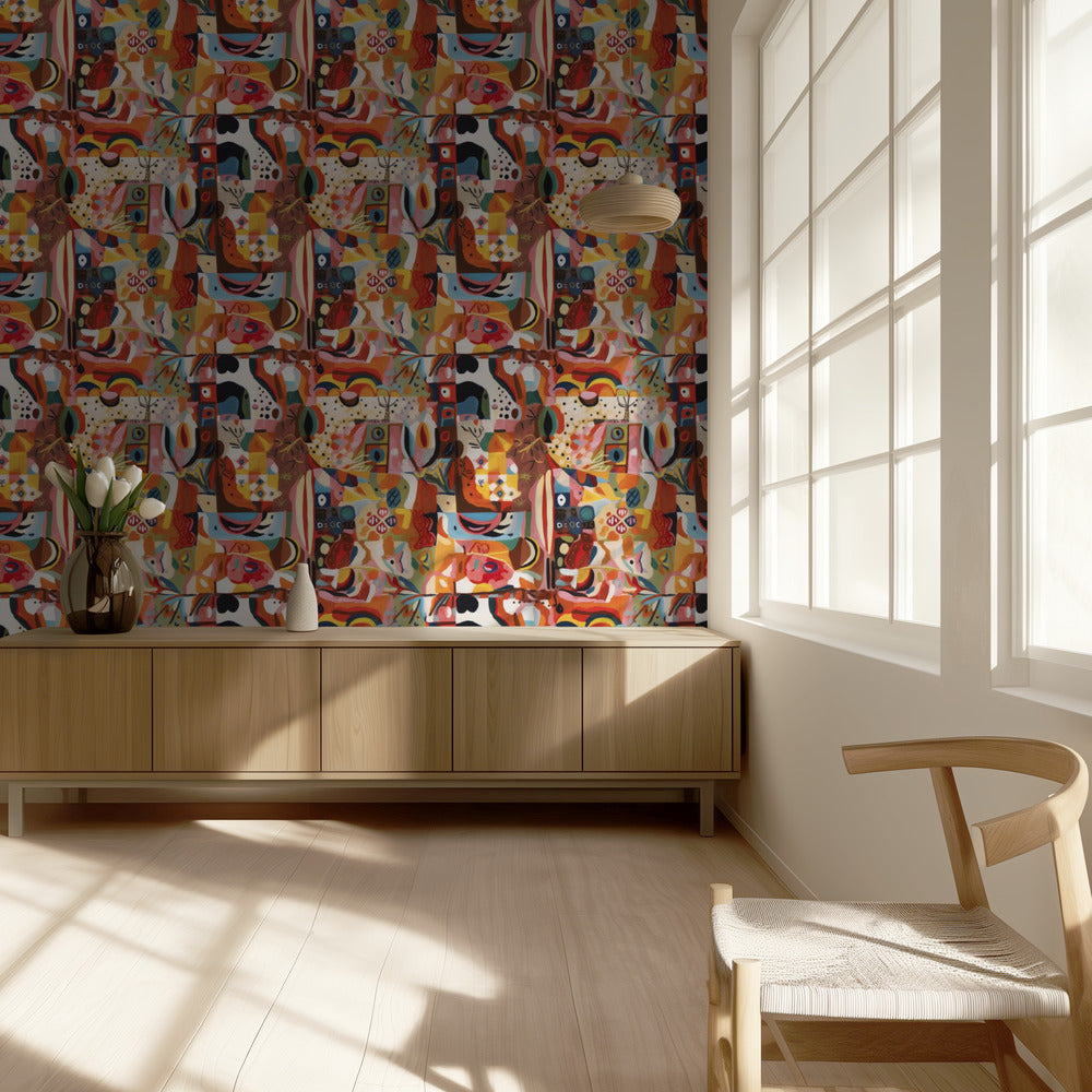 Vibrant Mosaic Flow | Wallpaper