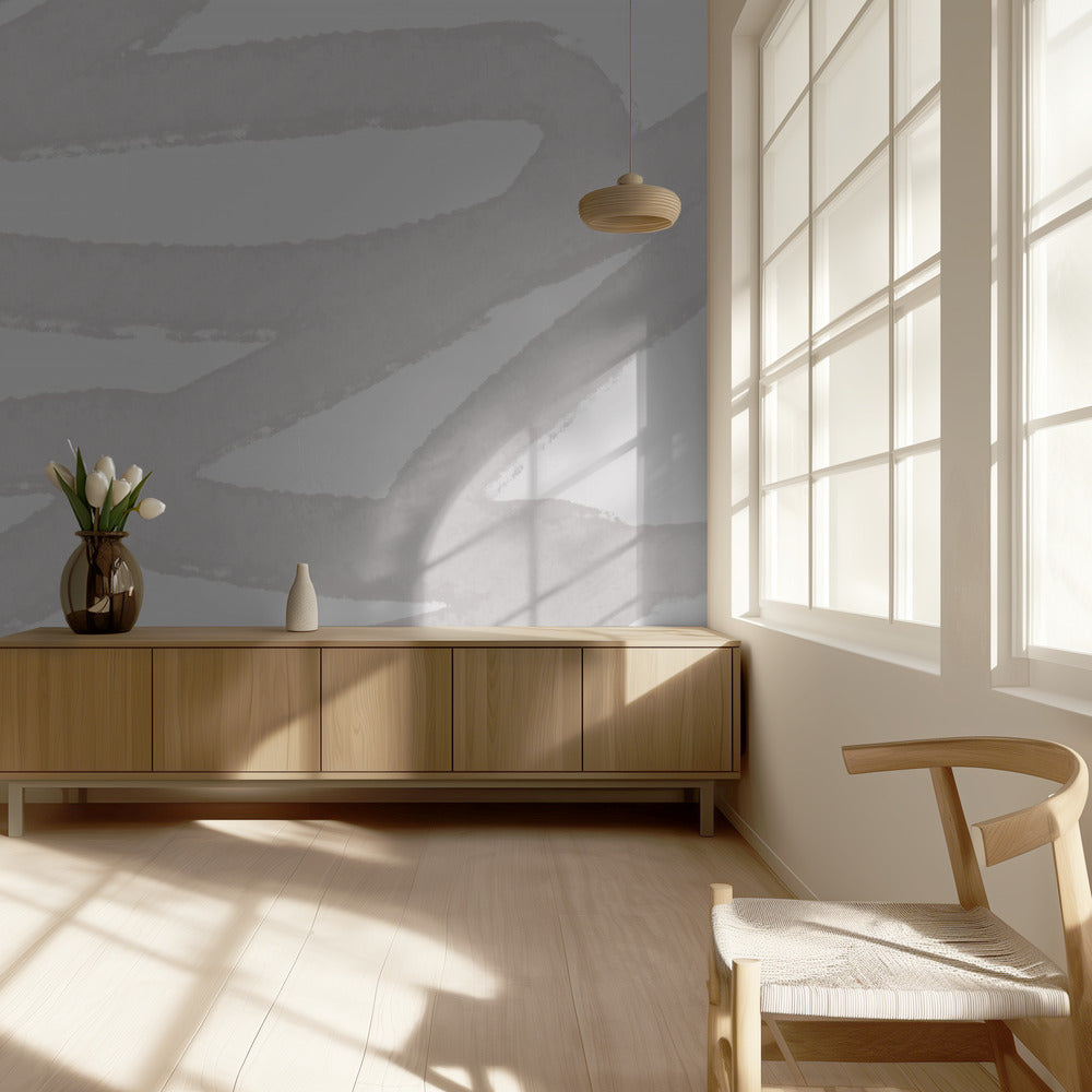 White Brushstroke Patterns | Wallpaper