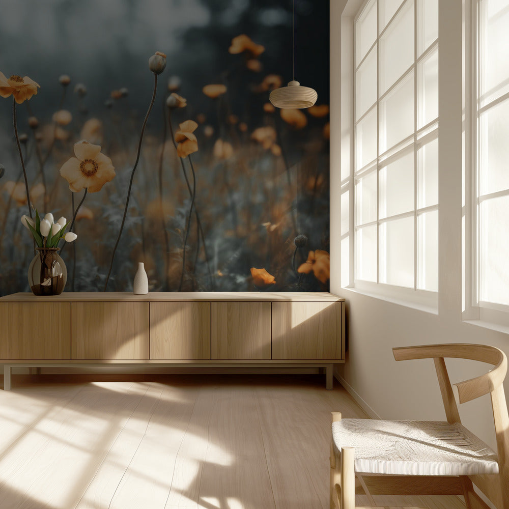 Golden Poppy Dream | Wallpaper