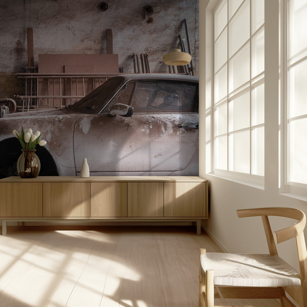 Dusty Porsche | Wallpaper