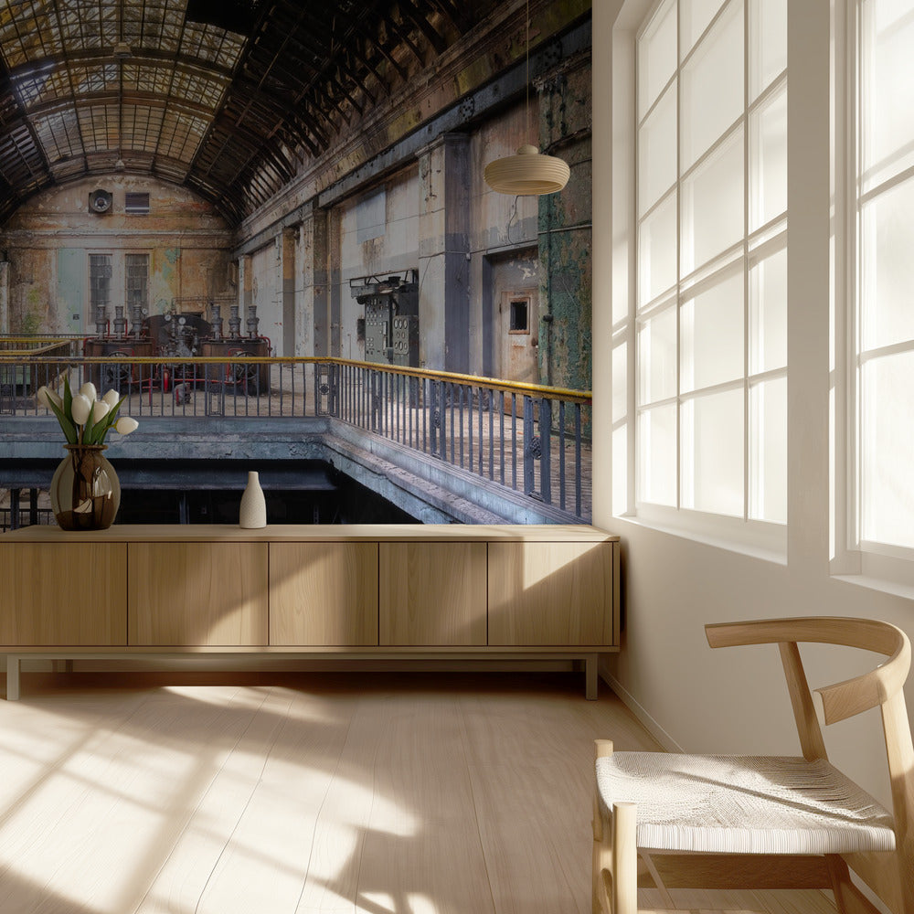 Industrial Hall in Decay | Wallpaper