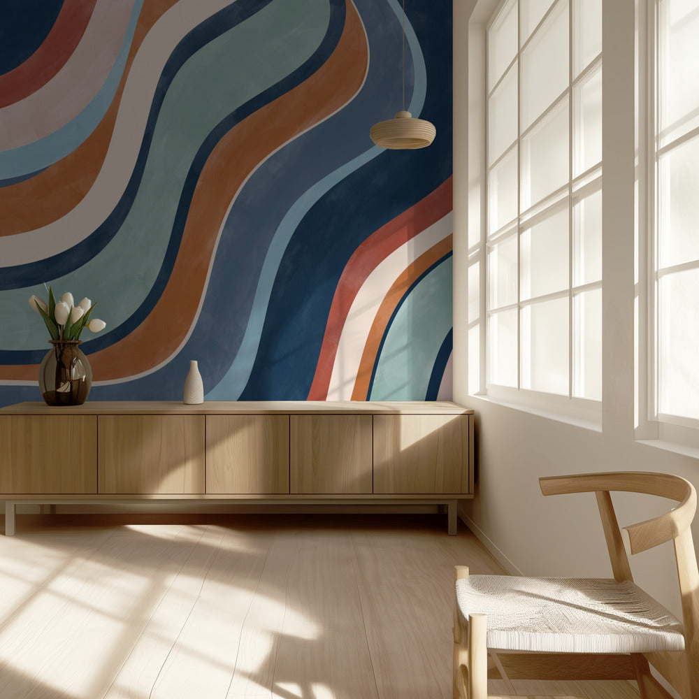 Multicolored Lines Creates A Dynamic | Wallpaper