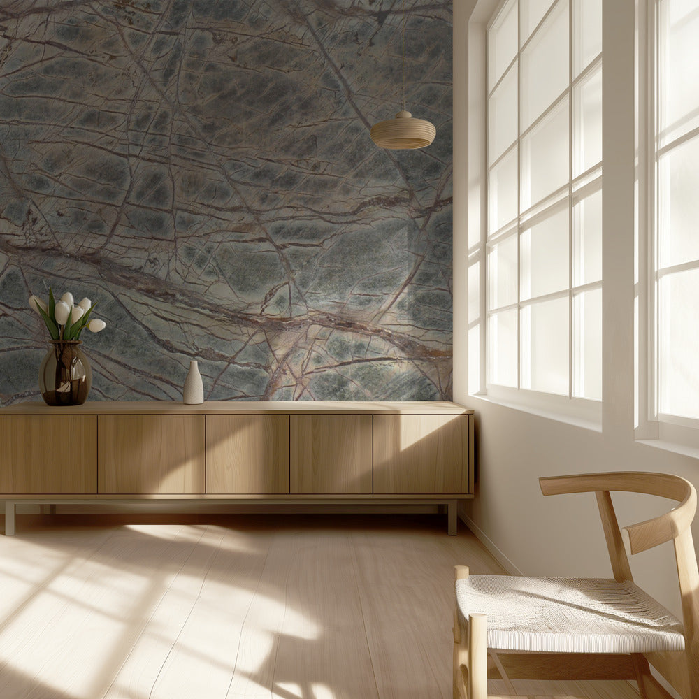 Emperador Brown Marble I | Wallpaper