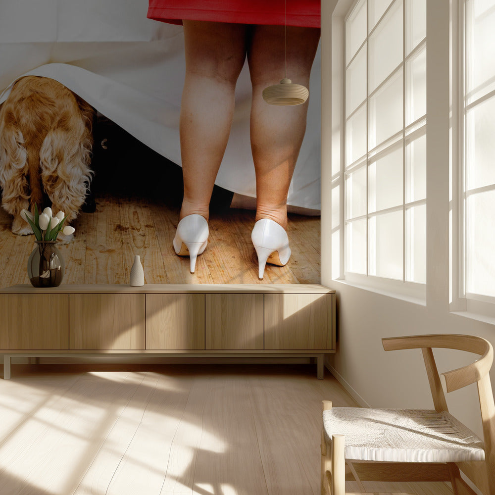 Ladies at the buffet table... | Wallpaper