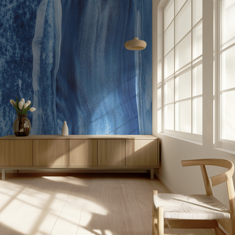 Blue Cascade Veils | Wallpaper