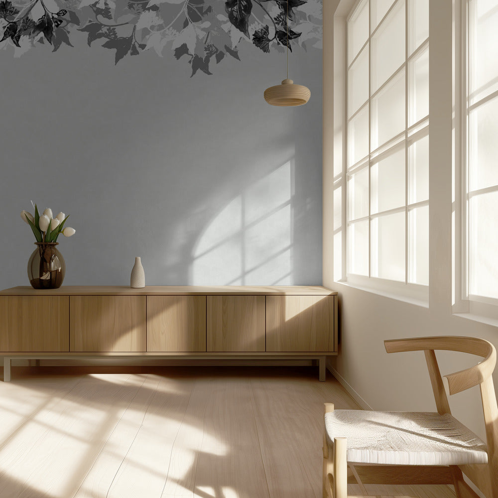 Floral Garden Mural 3 | Wallpaper