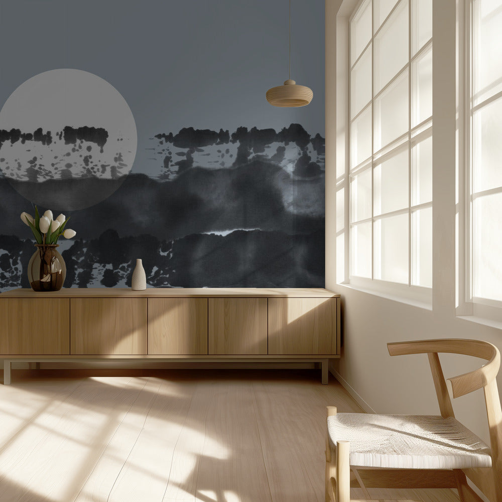 Hidden Moon NÂ°5 | Behind the Horizon | Wallpaper