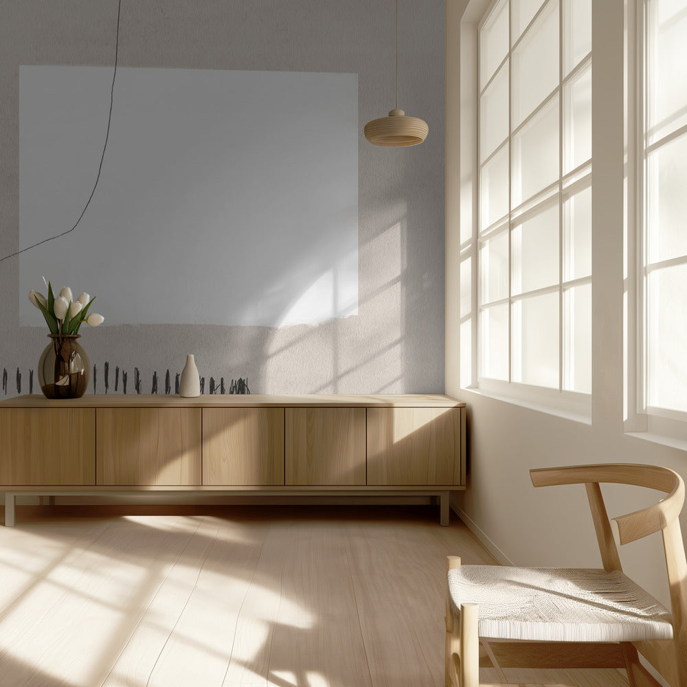 White Rectangle Contrasting | Wallpaper