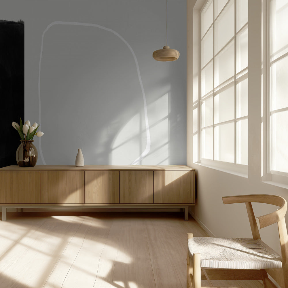 Solid Black Rectangular Shape | Wallpaper