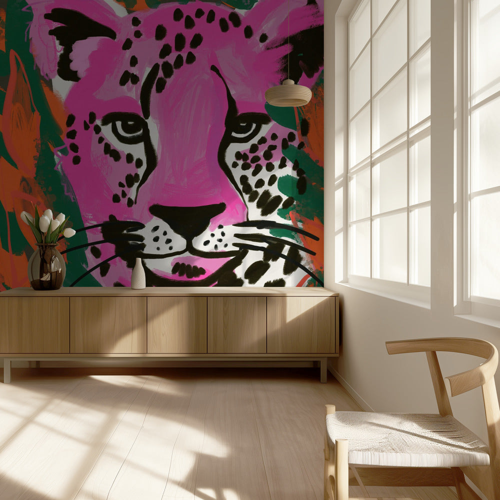 Pink Cheetah Duo | Wallpaper