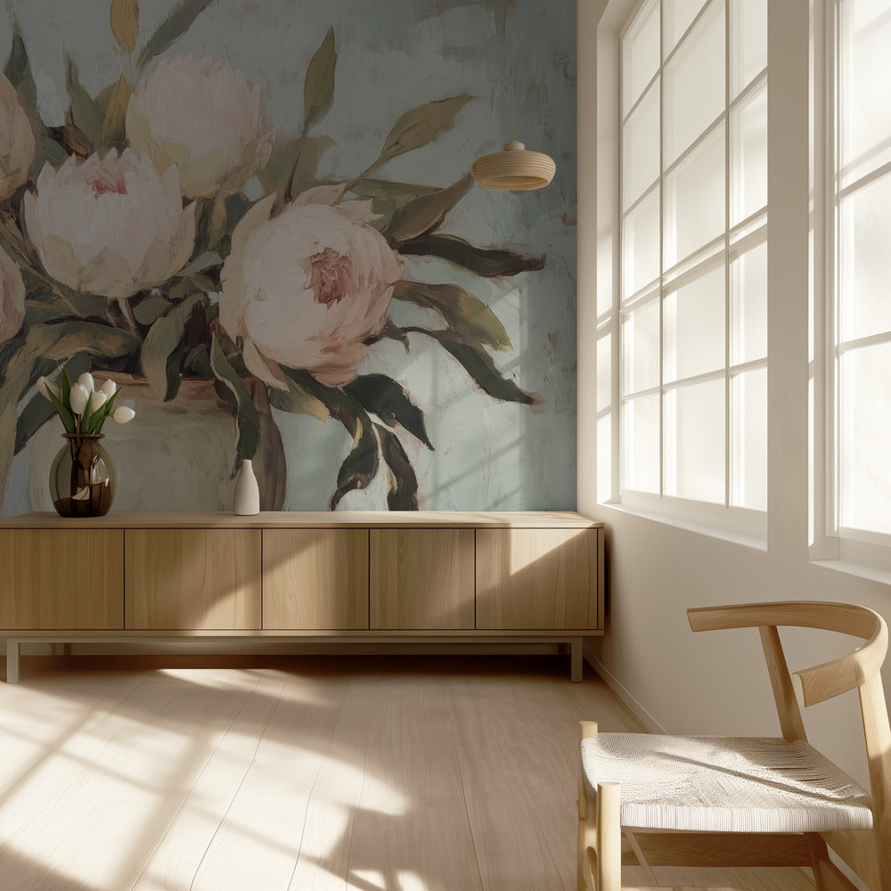 Peonies Flower Still Life | Wallpaper