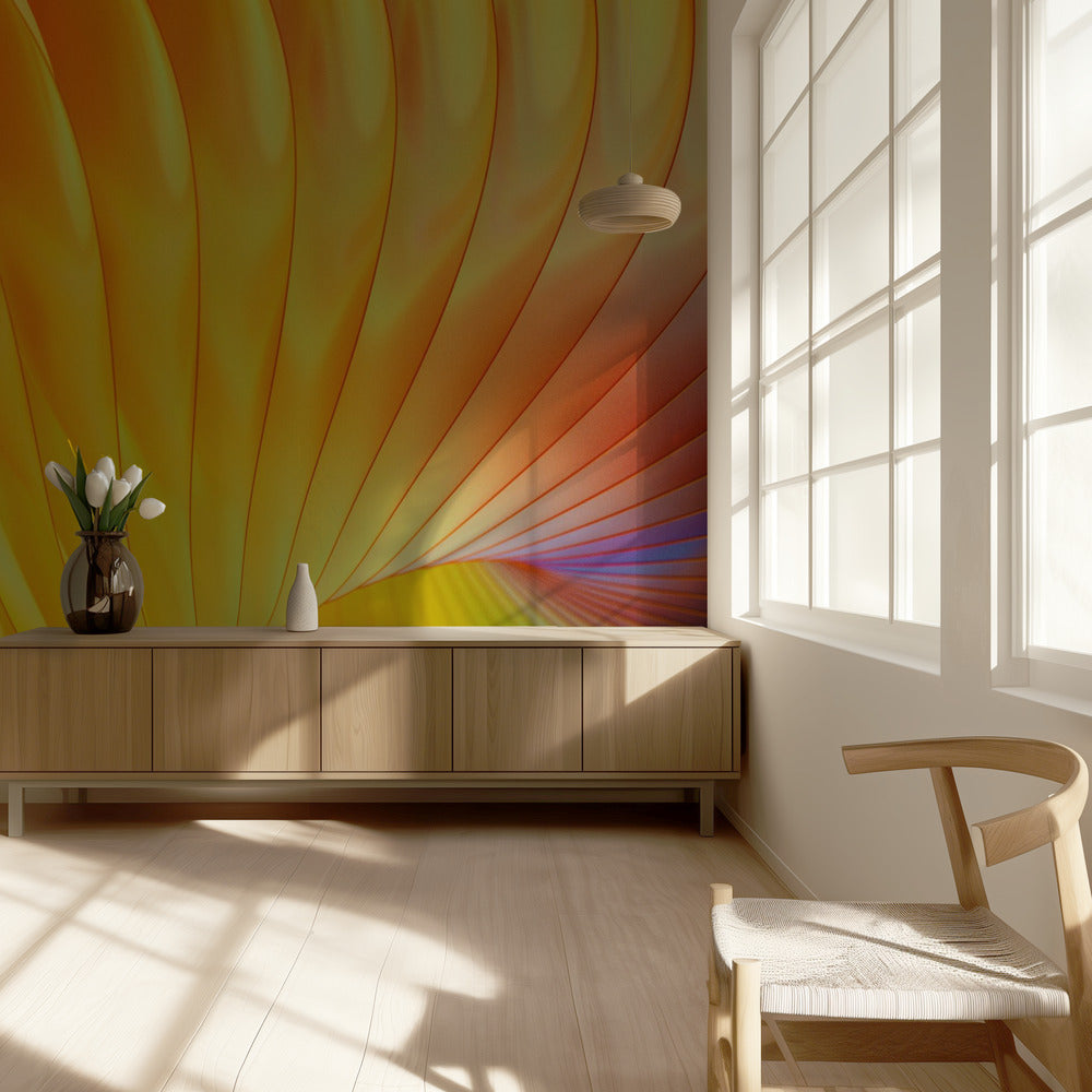 Golden Spirals | Wallpaper