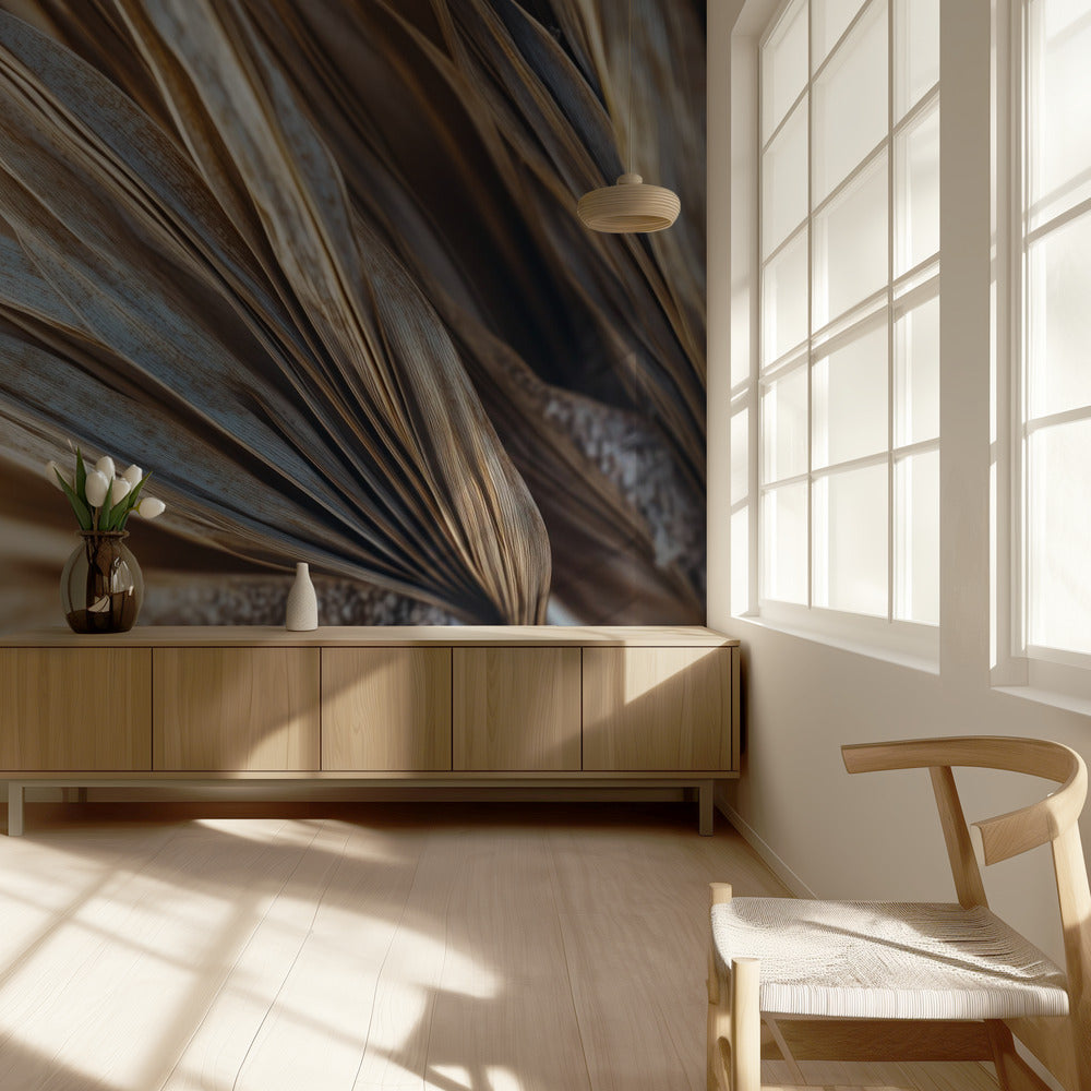 Golden Leaf Whispers | Wallpaper