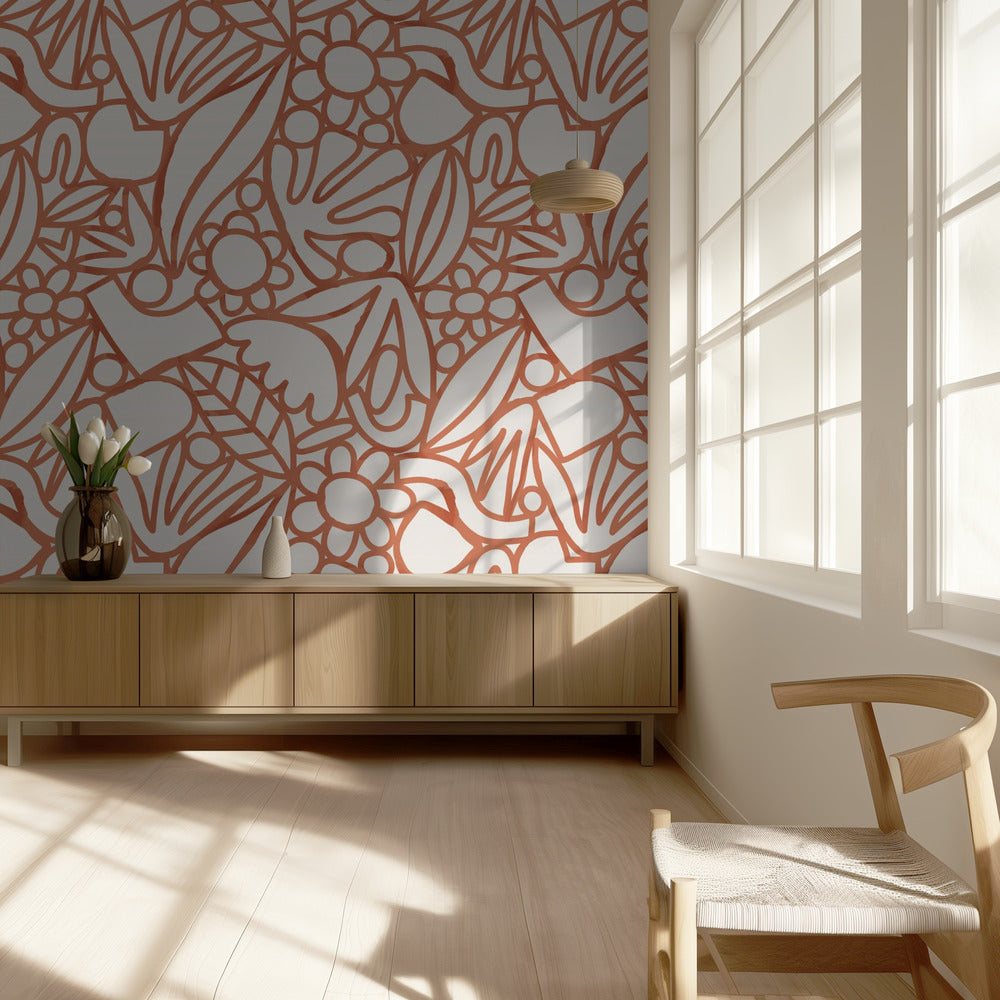 Floral Harmony | Wallpaper