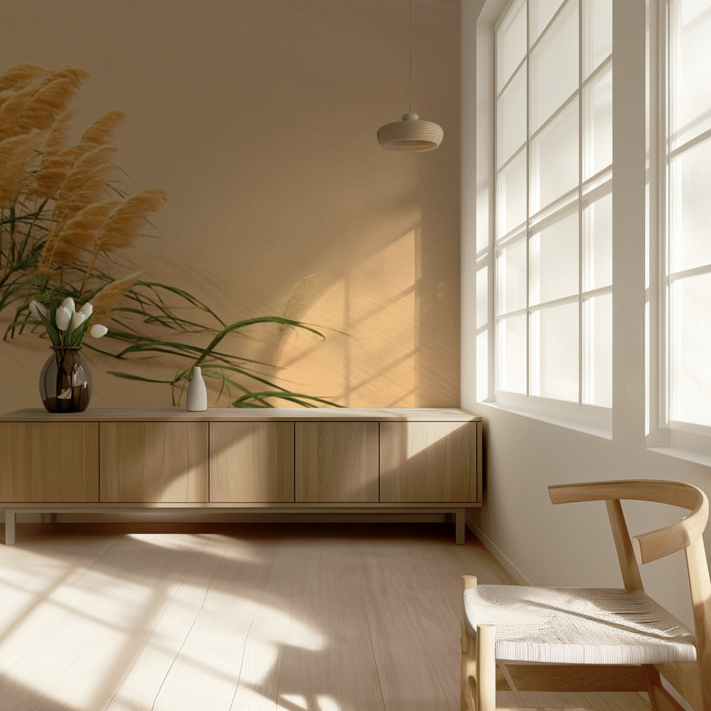 Pampas Grass in Sand Dune | Wallpaper