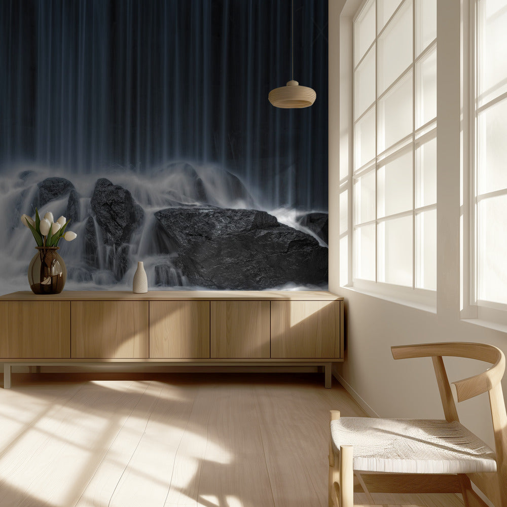 The Blue Curtain | Wallpaper