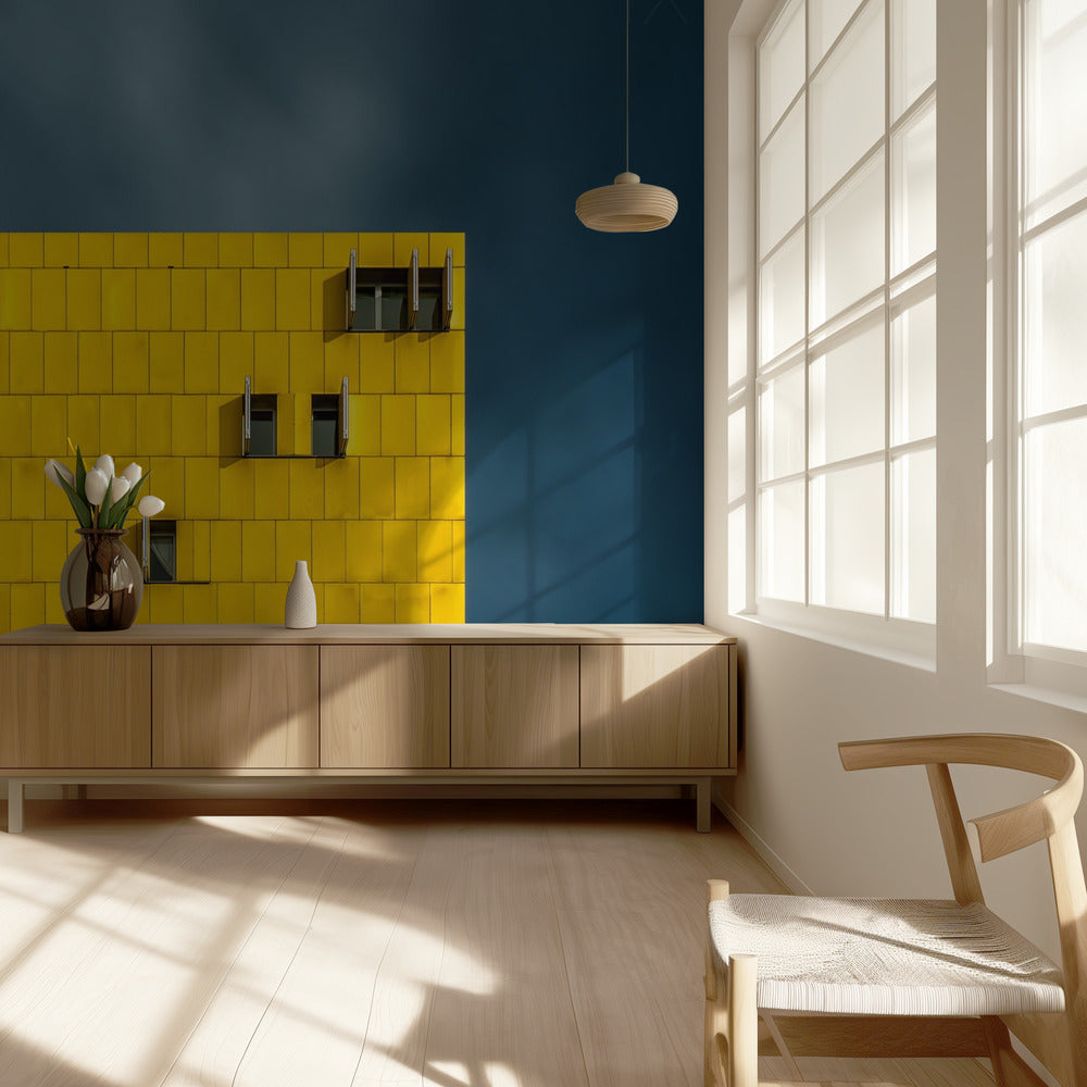 Yellow and blue | Wallpaper