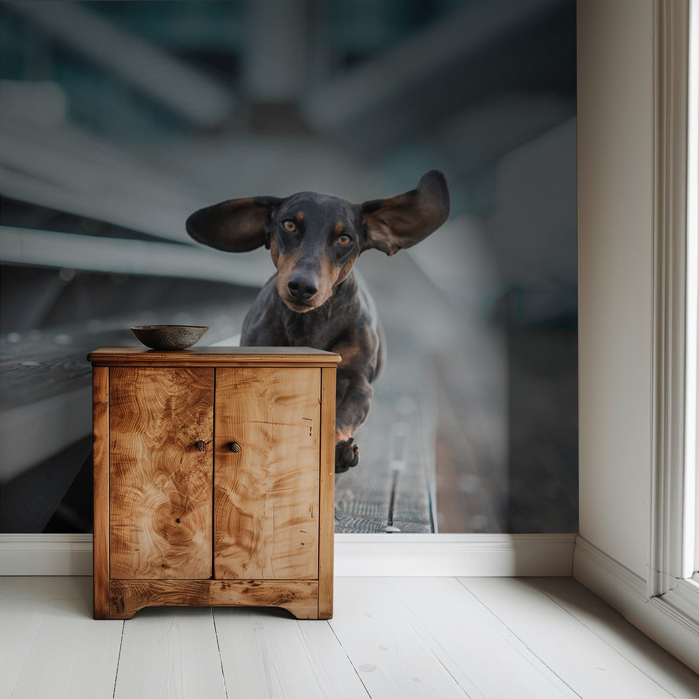 Ein kleiner Hund lÃ¤uft durch die Welt.... | Wallpaper