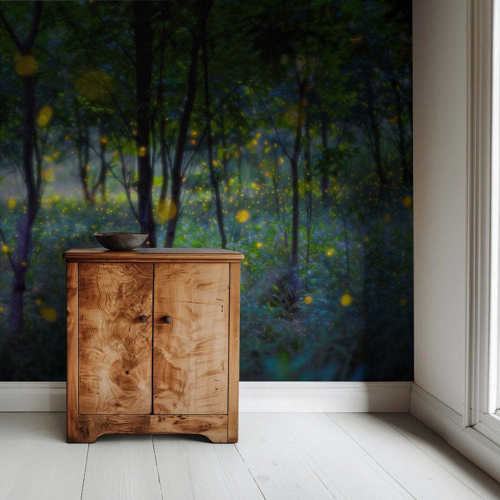 Magic fireflies | Wallpaper