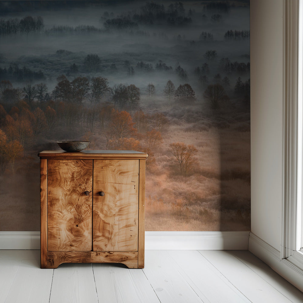 Autumnal misty dawn | Wallpaper