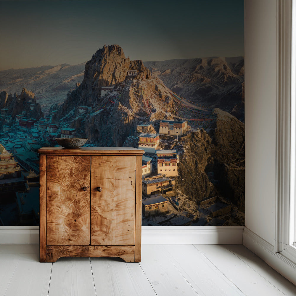 Tibetan temple 《崷崒孜珠》 | Wallpaper