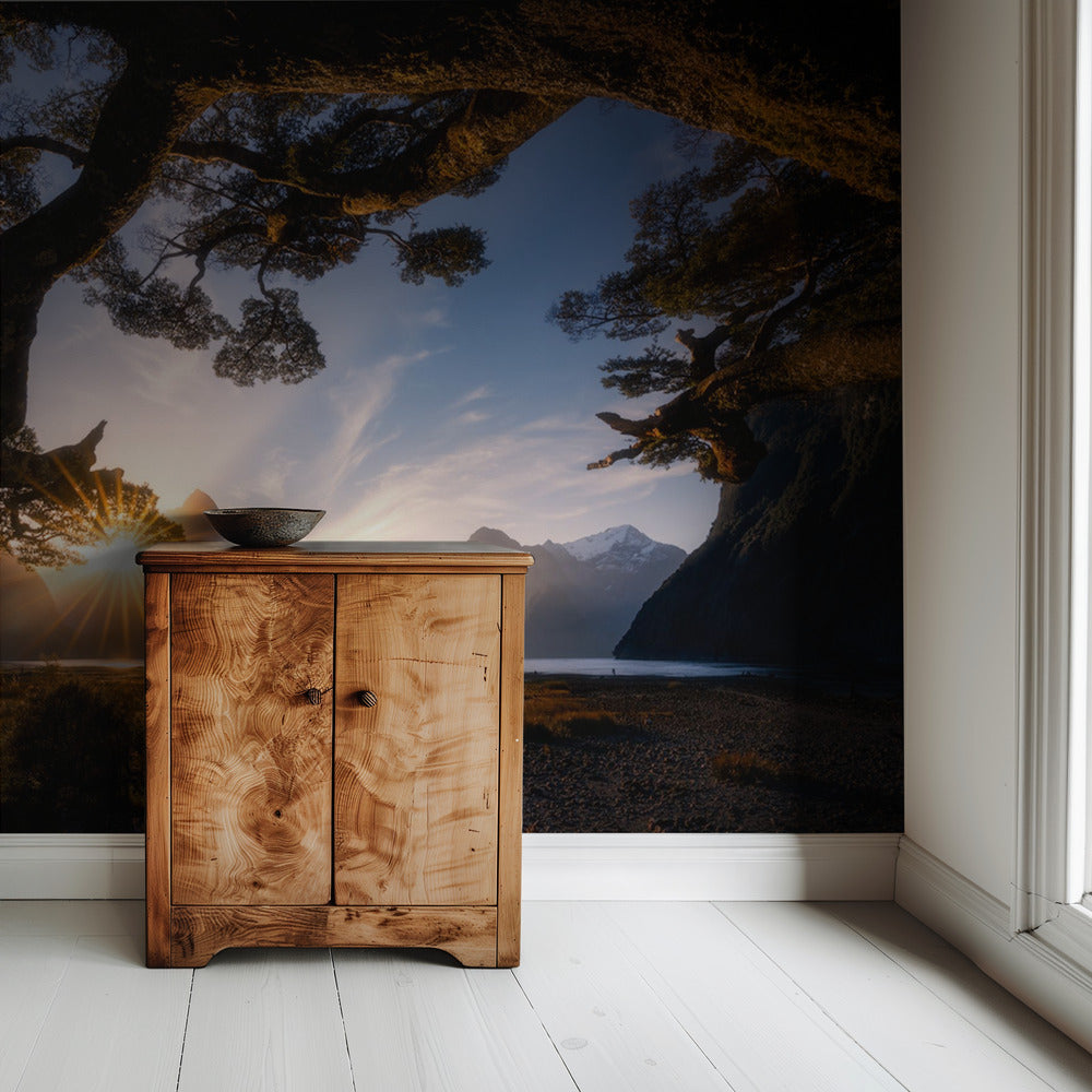 Sunny Day in Milford Sound | Wallpaper