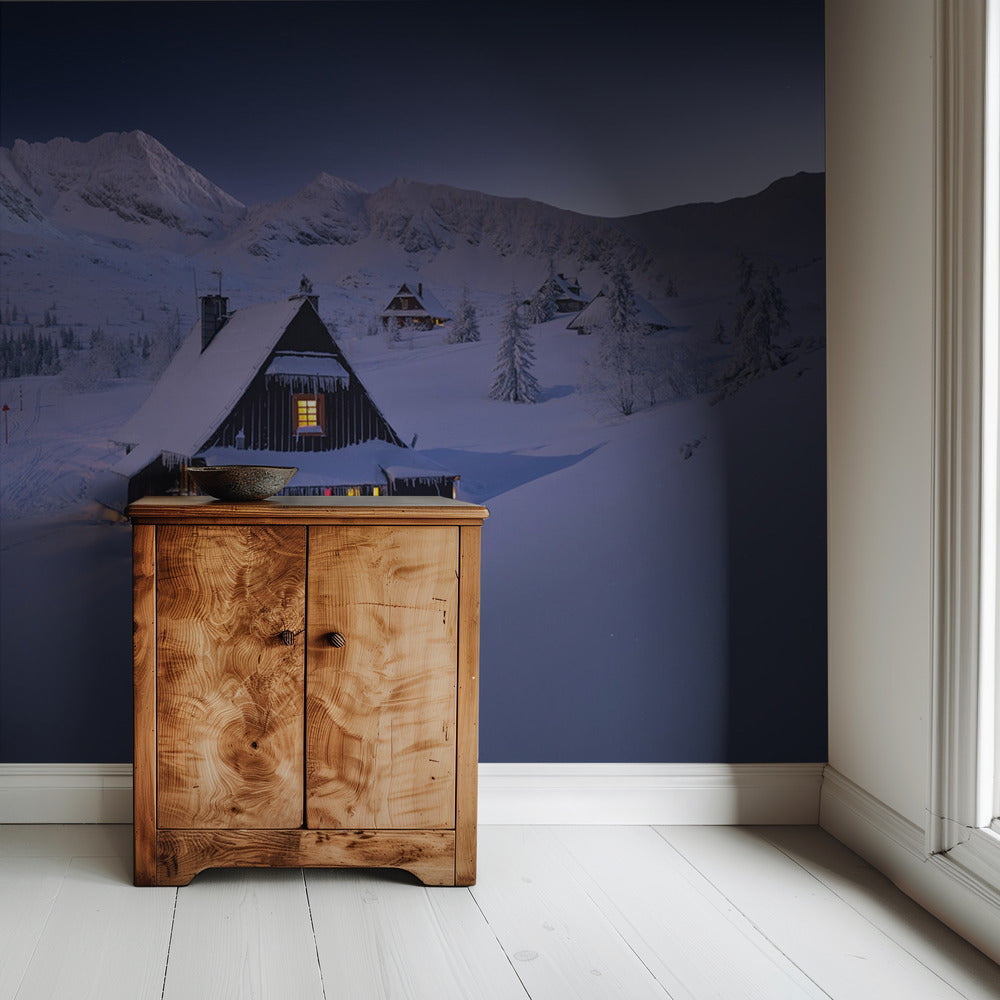 Winter Hut | Wallpaper