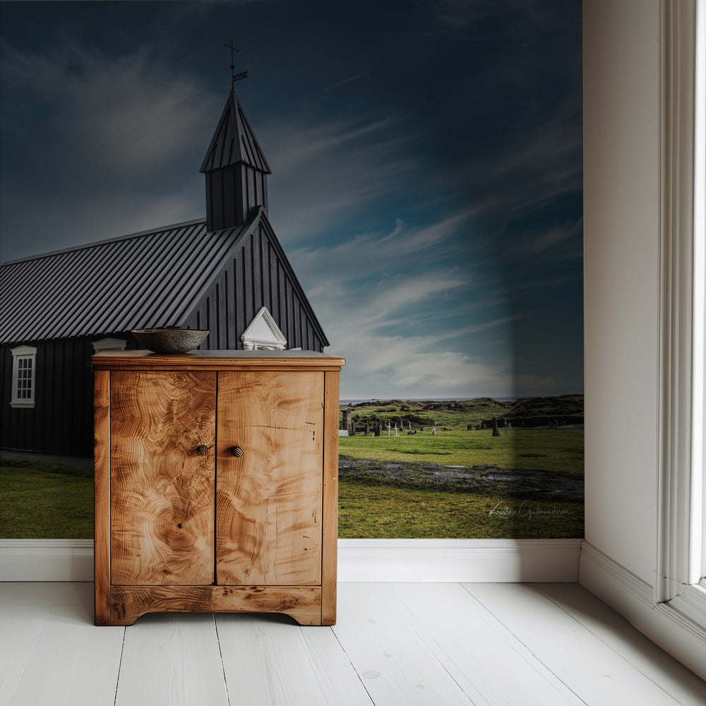 Black Church in Iceland | Wallpaper