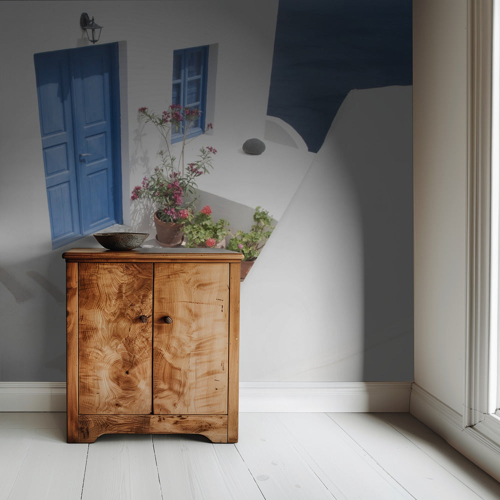 steps down to blue | Wallpaper