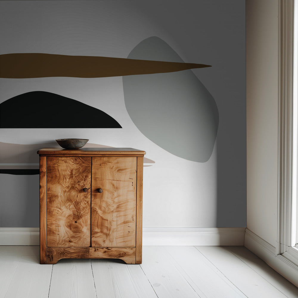 Organic Shapes And Earthy Tones | Wallpaper