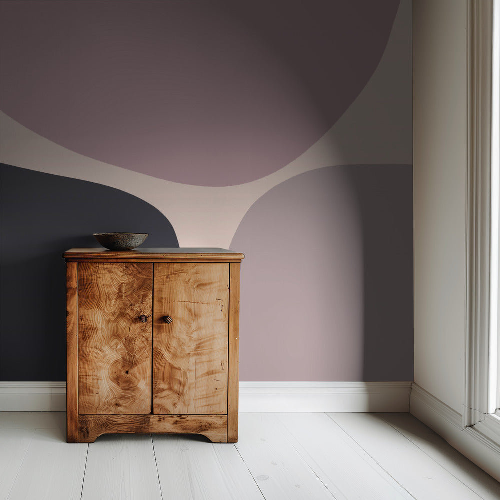 Organic Shapes In Muted Tones | Wallpaper