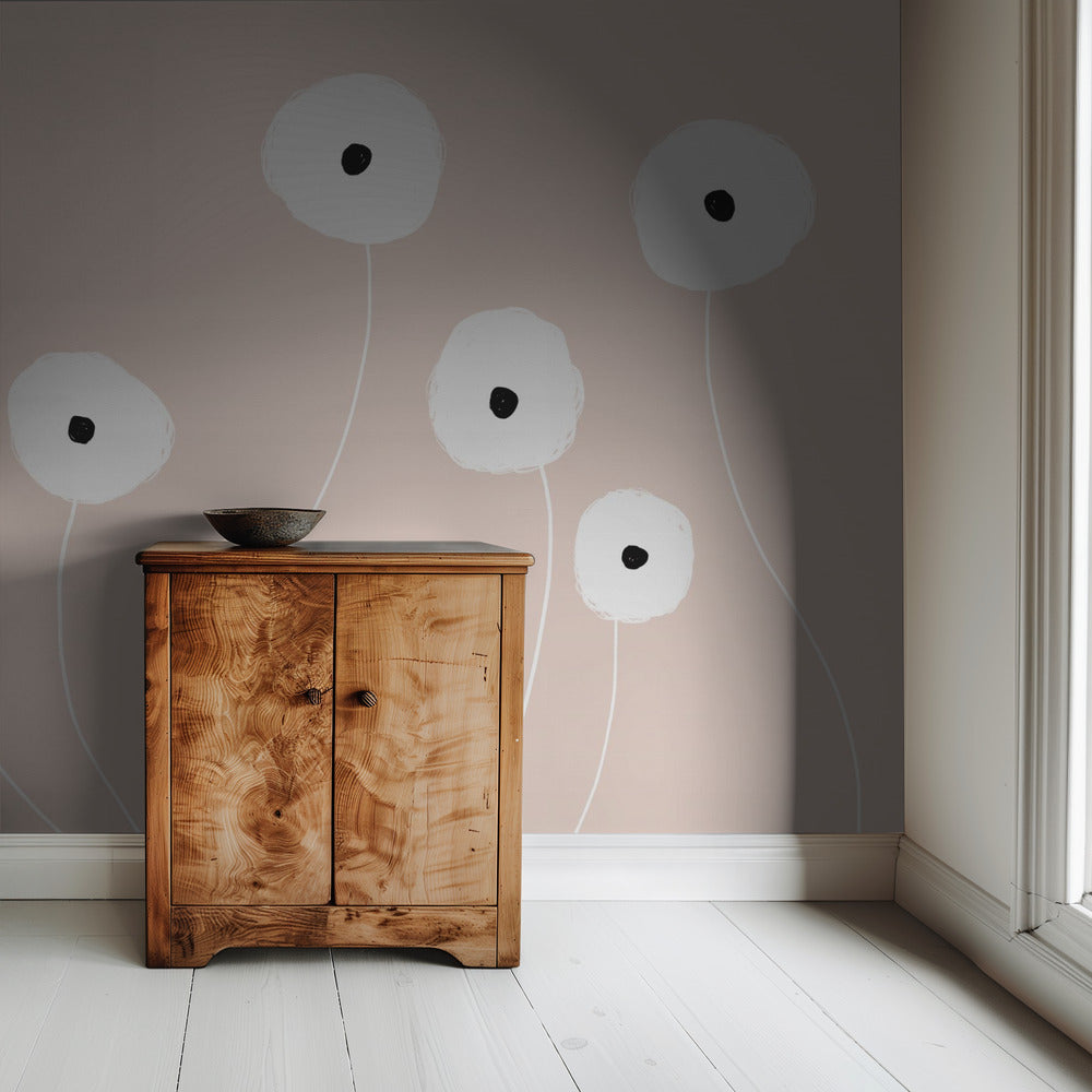 Scandi Flowers | Wallpaper