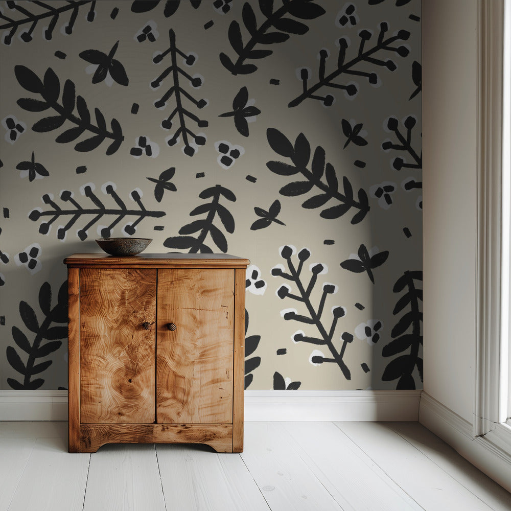Leafy Whimsy | Wallpaper