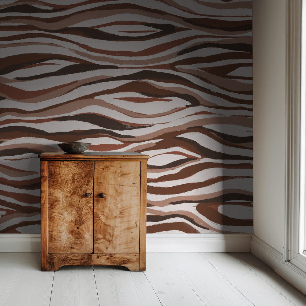Earthy Waves | Wallpaper