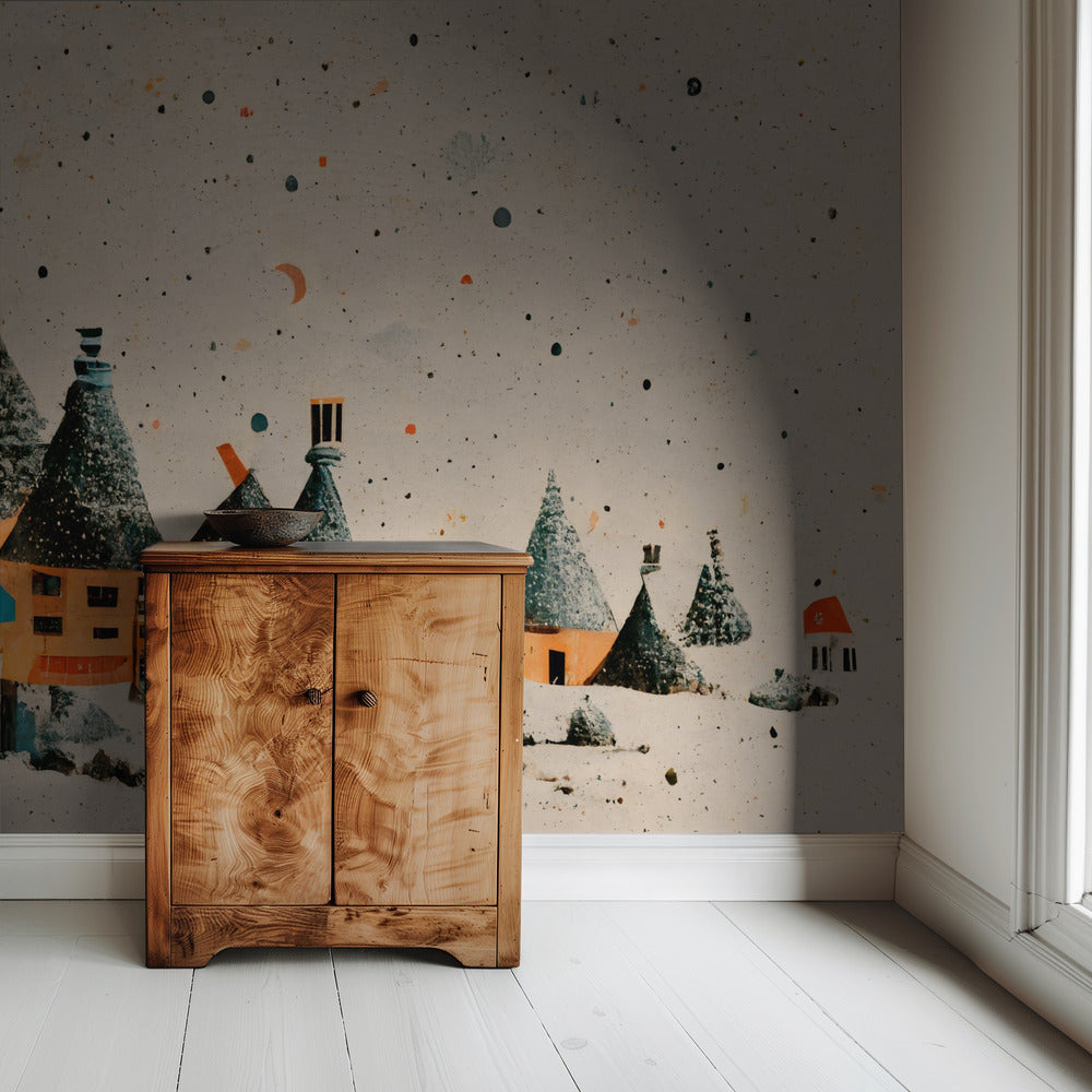 â€œWhimsical Villageâ€ | Wallpaper