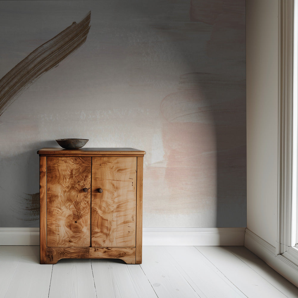 Gentle Brushstrokes in Earthy Tones | Wallpaper