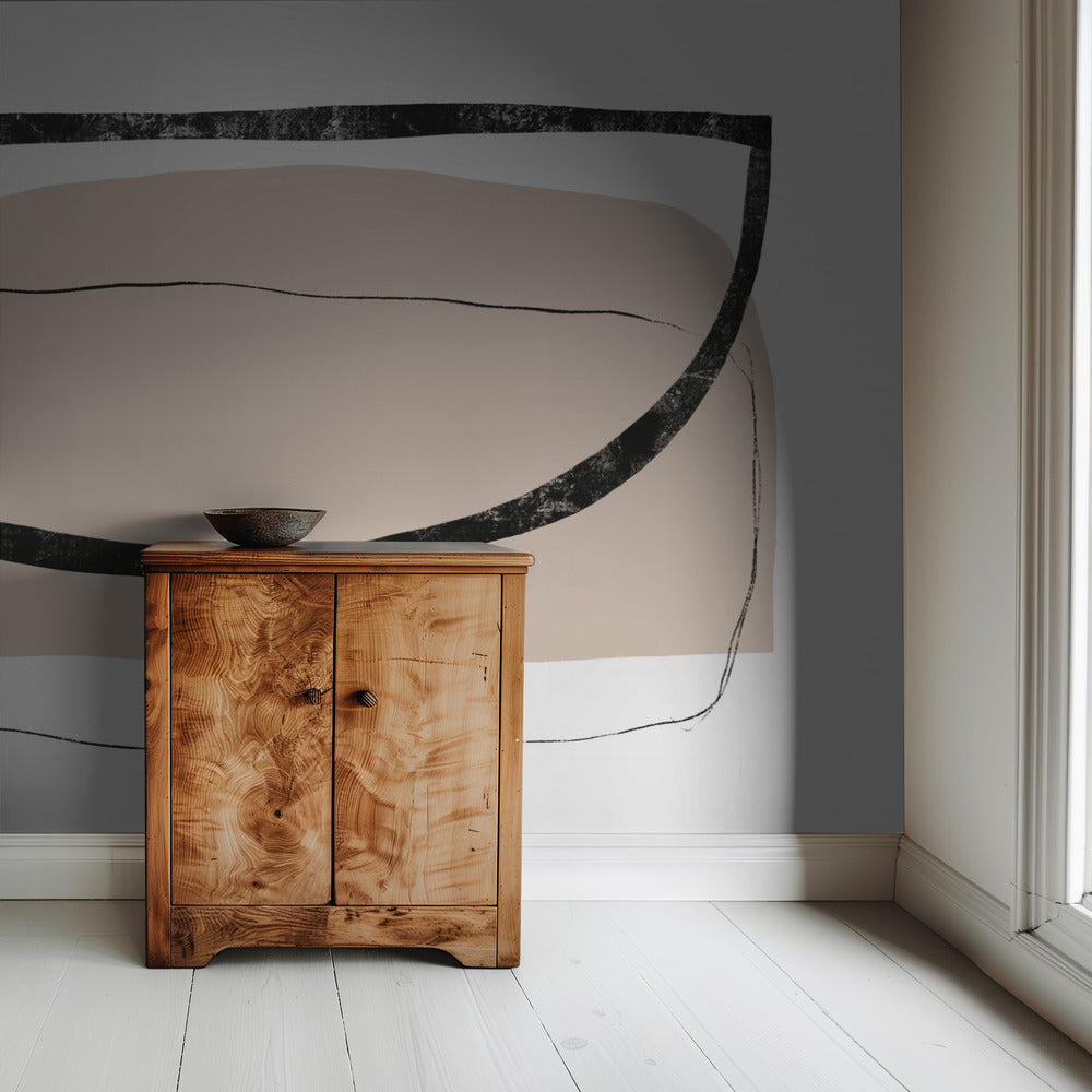 Geometric Shapes And Neutral Tones | Wallpaper