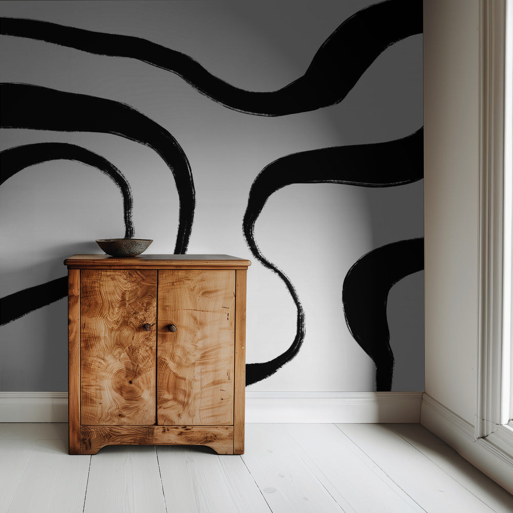 Flowing Zebra-Like Stripes | Wallpaper