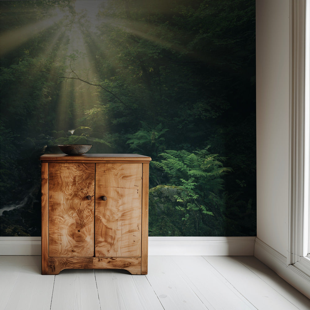 Green Rays | Wallpaper