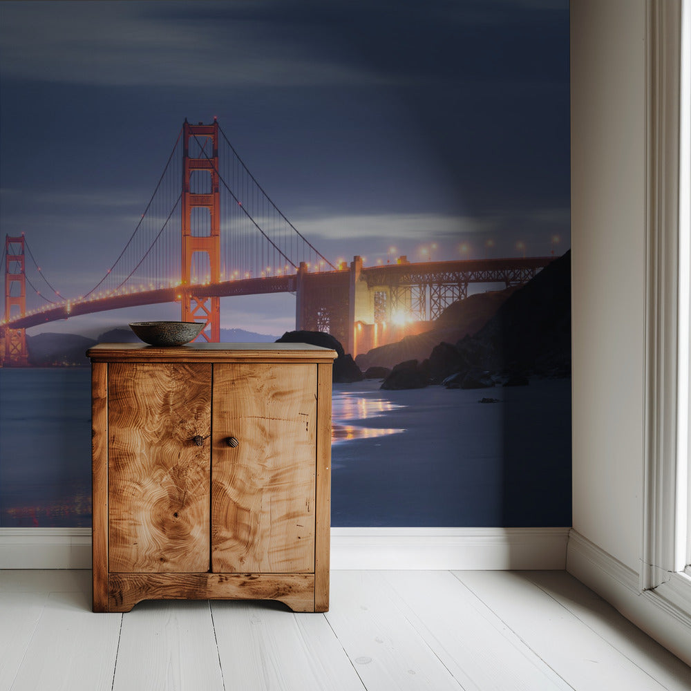 Golden Gate Twilight | Wallpaper